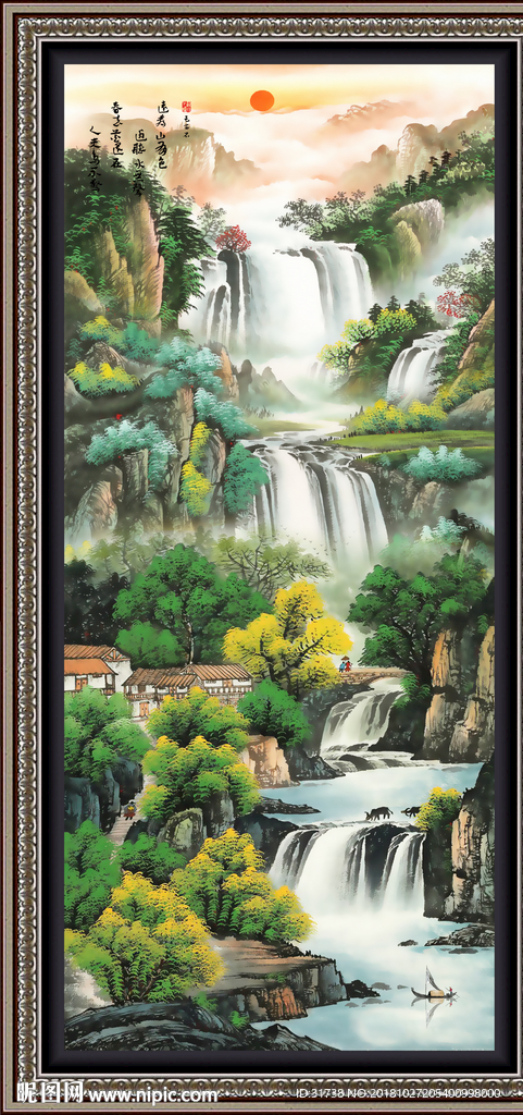玄关山水画