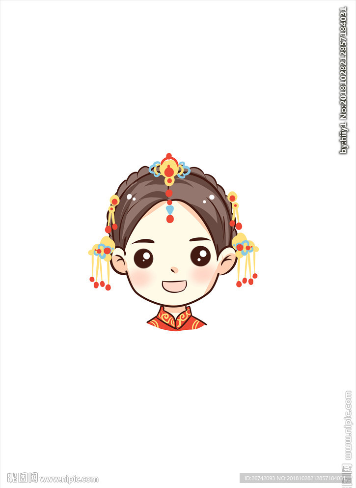 婚庆女生Q版