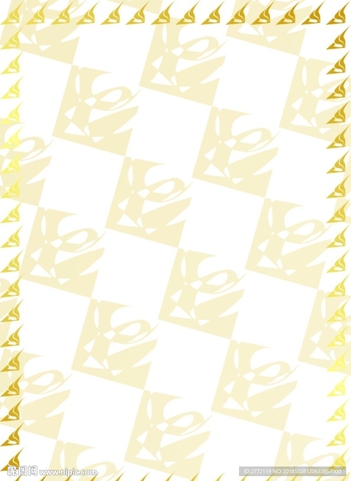 金格子 特约证书纹