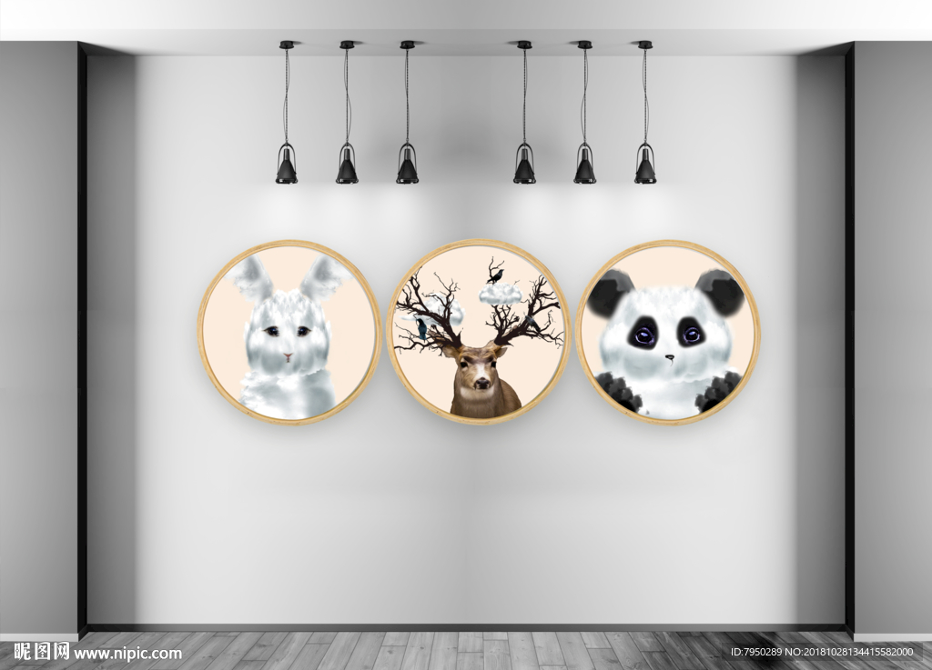 现代简约时尚北欧背景墙