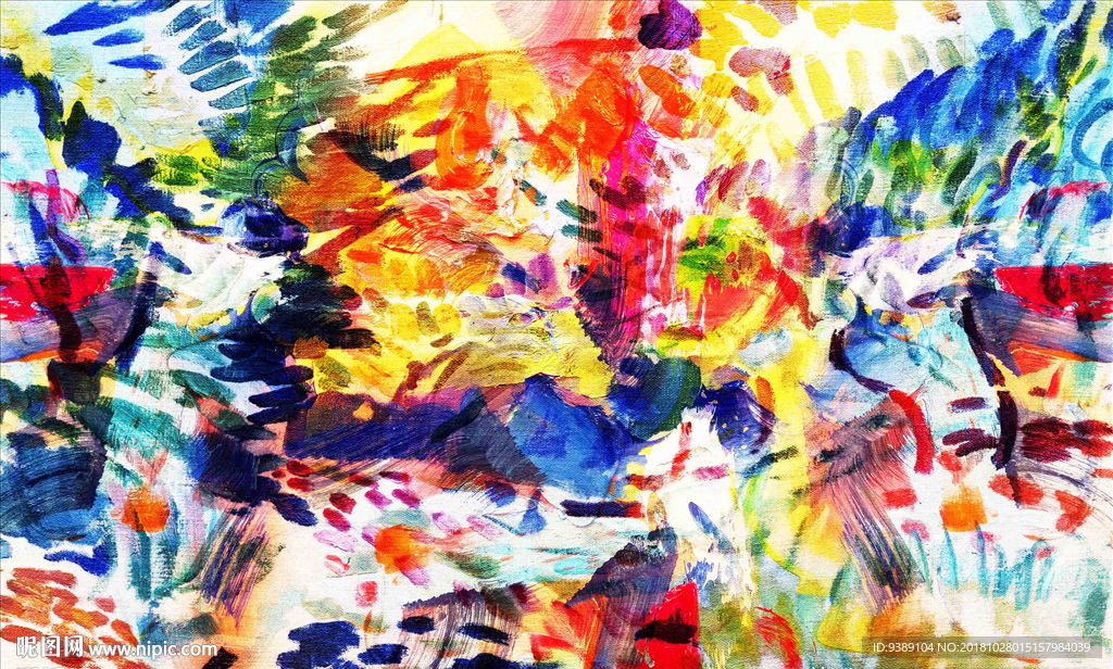 抽象油画