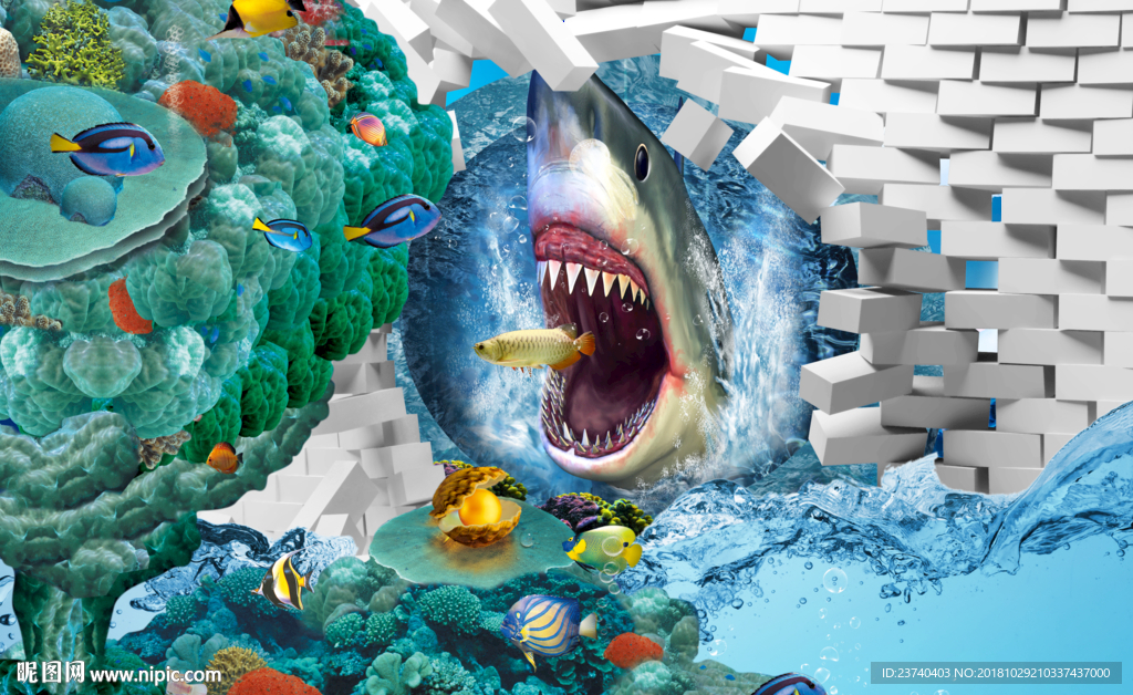 电视背景 简约背景墙 3d壁画