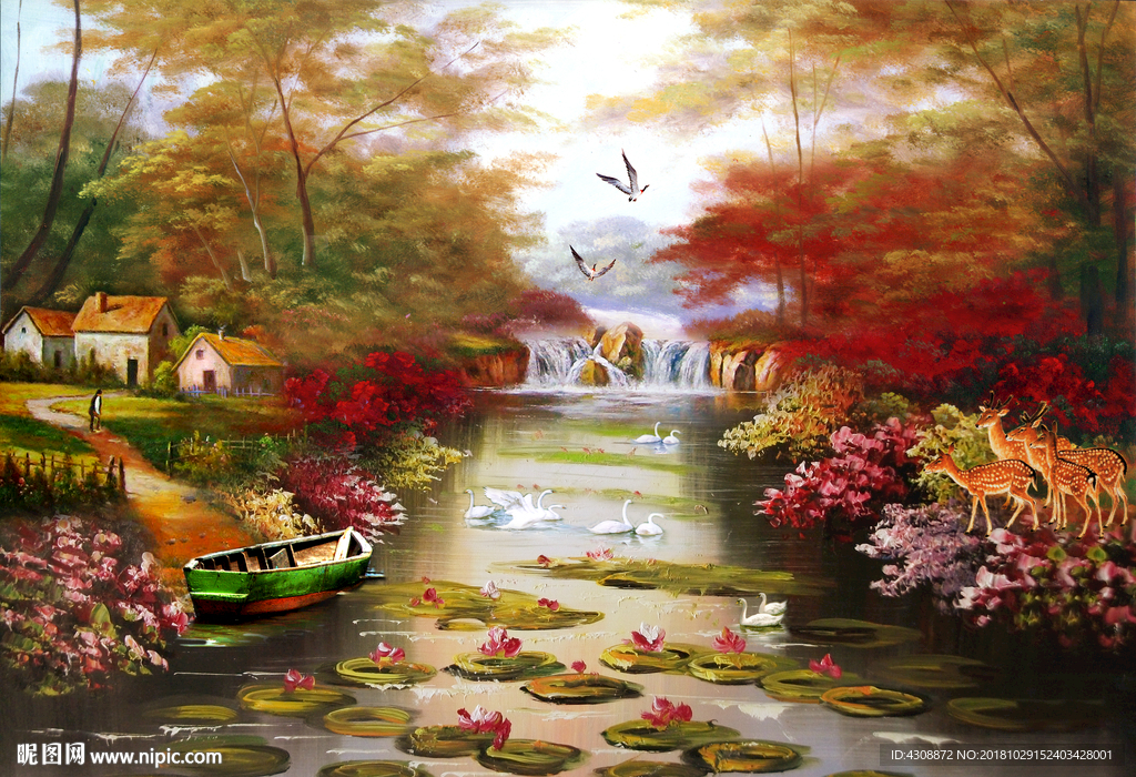 油画风景