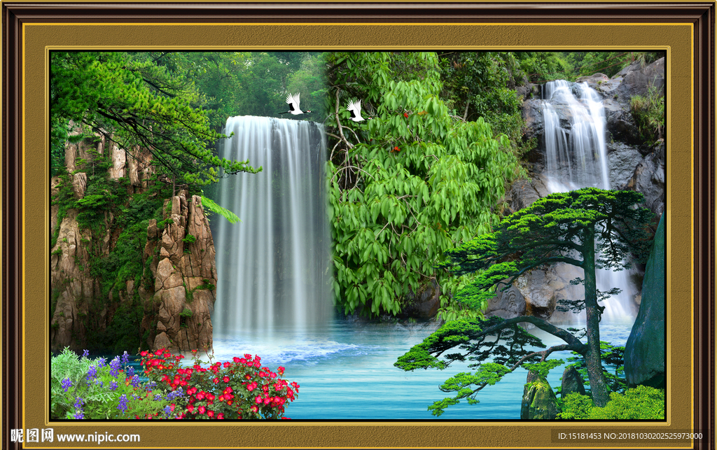 风景画 山水风景图