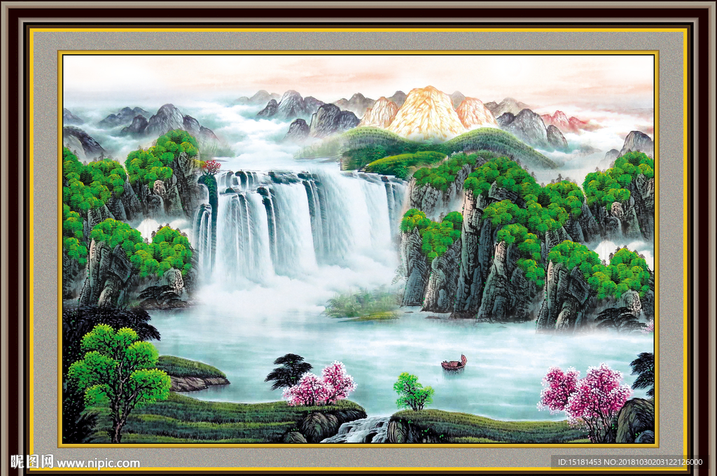 山水风景图