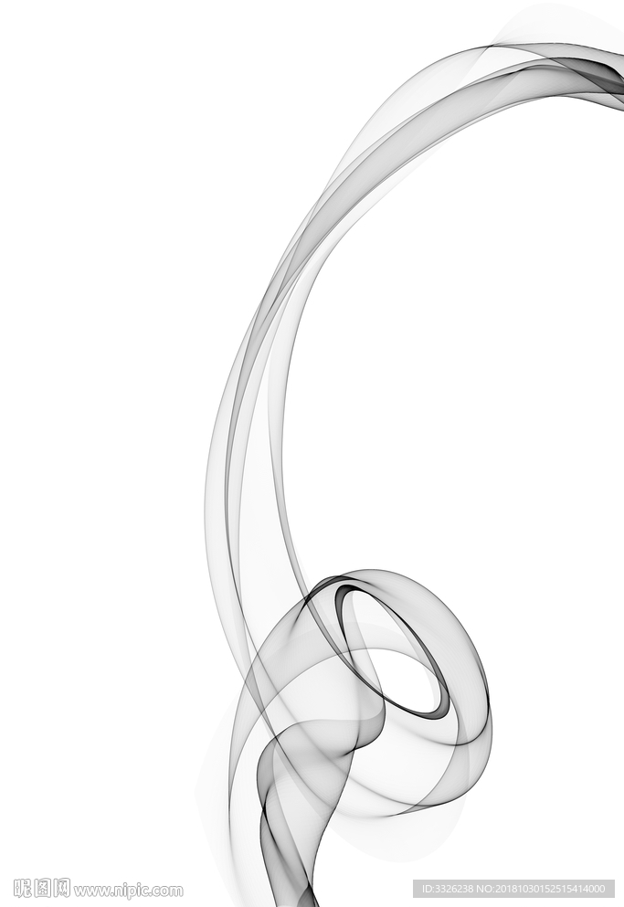 水墨 创意水墨线条 线条 分层