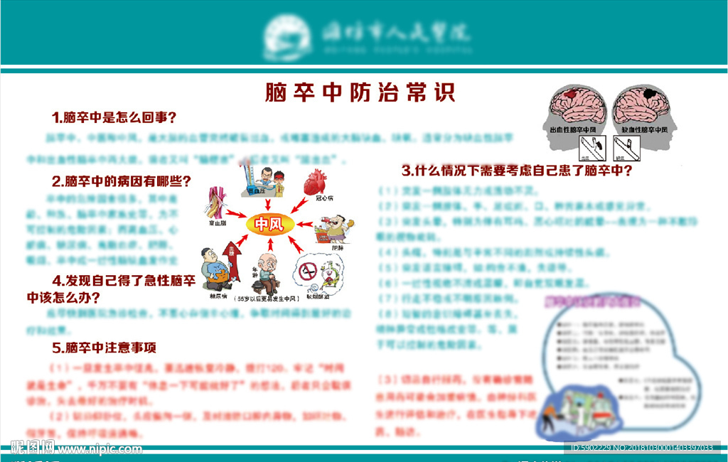 脑卒中防治常识