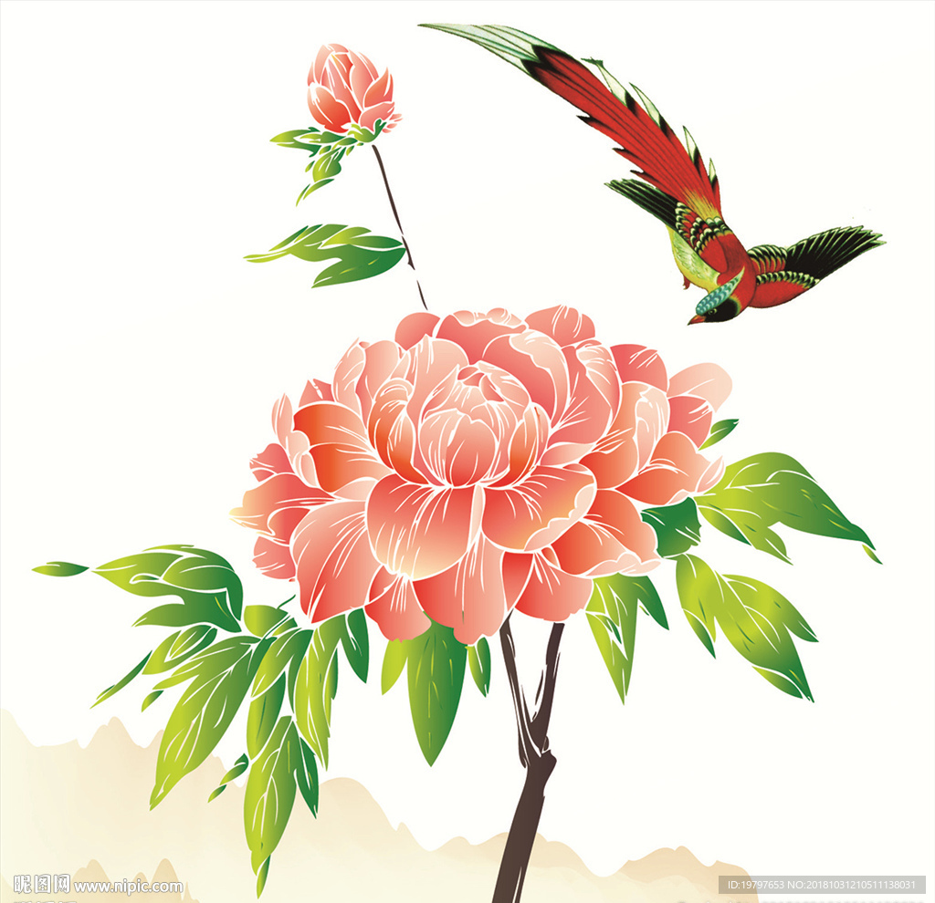花矢量素材