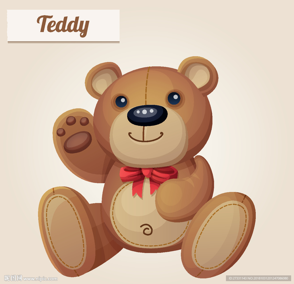 红色茶壶里的泰迪熊，还有心形气球插画图片素材_ID:166711510-Veer图库