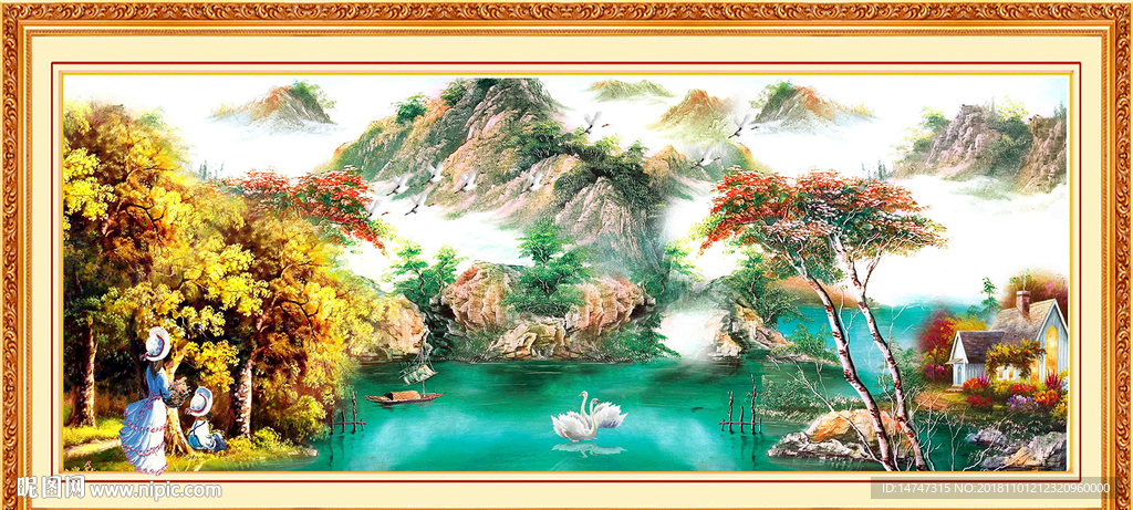 风景油画