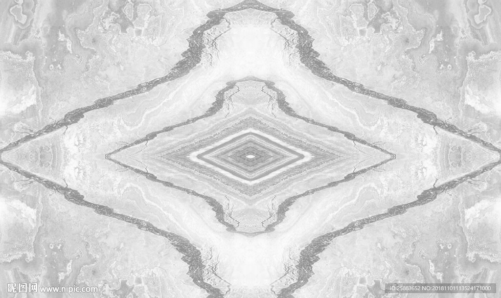 淡雅灰大理石电视背景墙