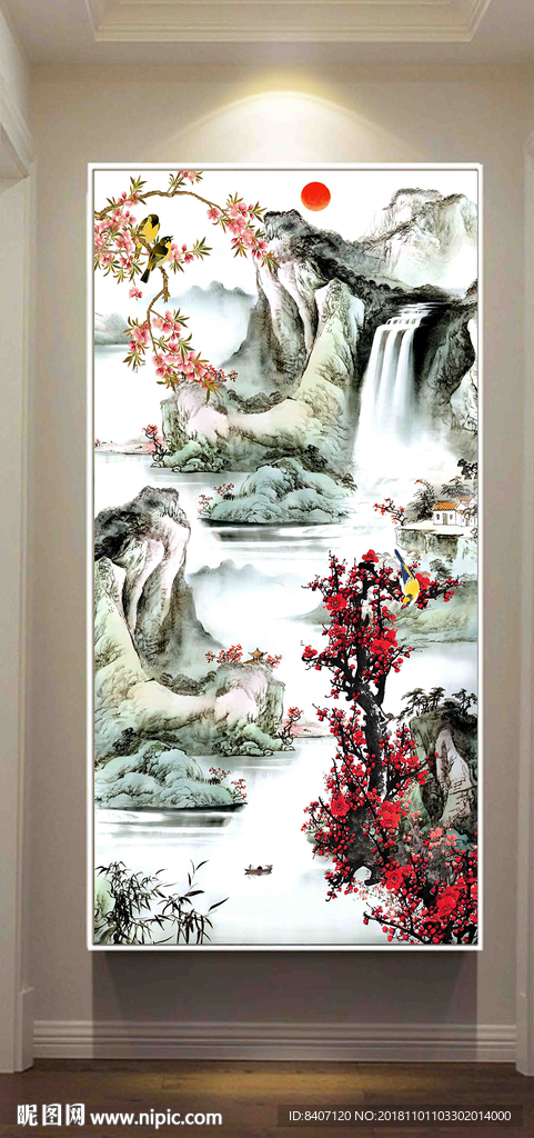 国画梅花