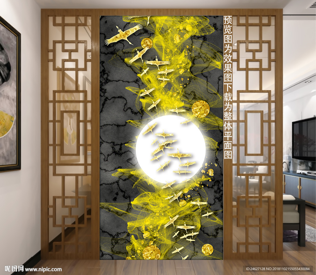 中式卧室装饰画