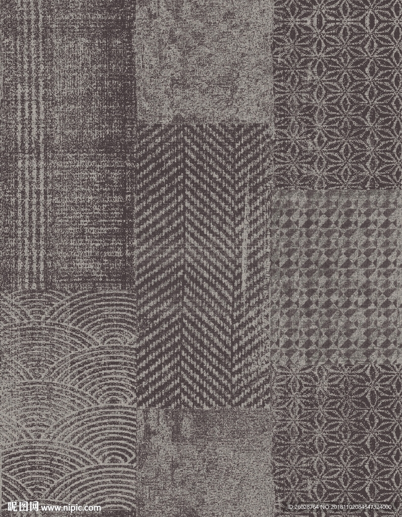 现代北欧风格 美式墙纸地毯空间