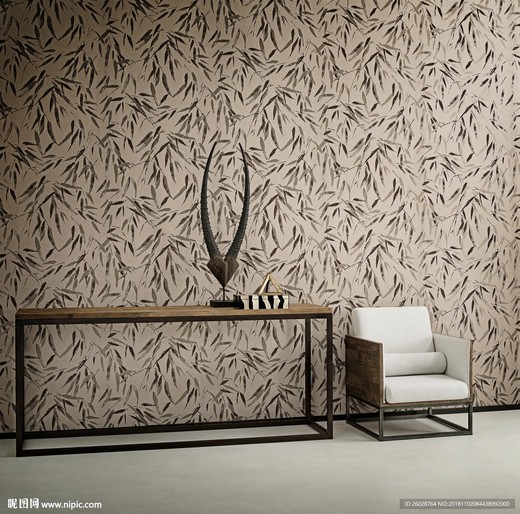 现代北欧风格 美式墙纸地毯空间