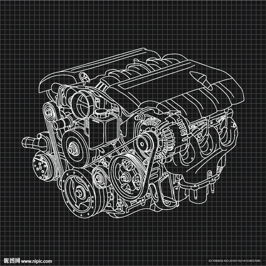 发动机解析图