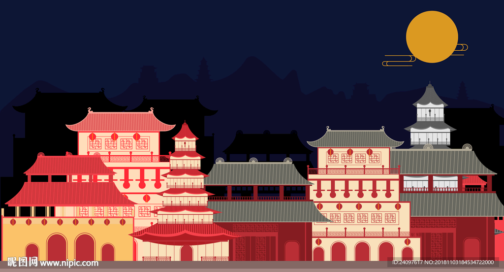 中国风建筑