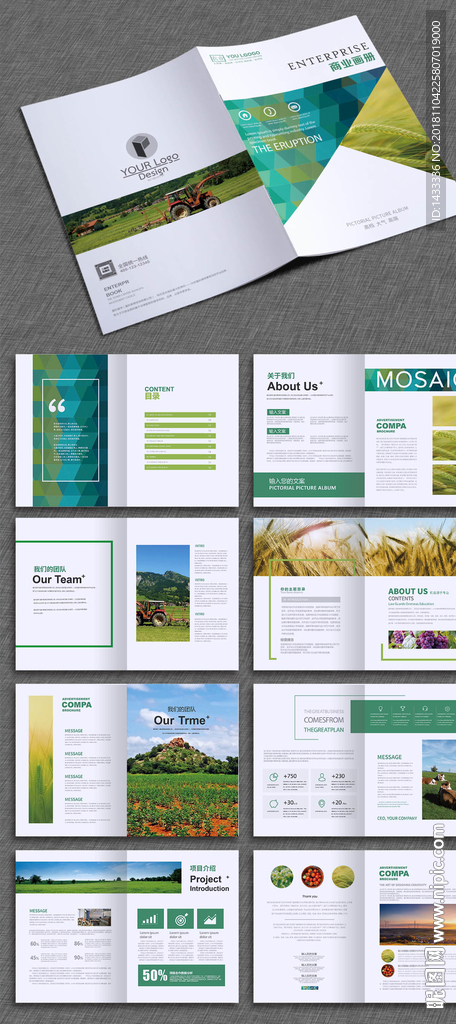 绿色环保农业宣传画册