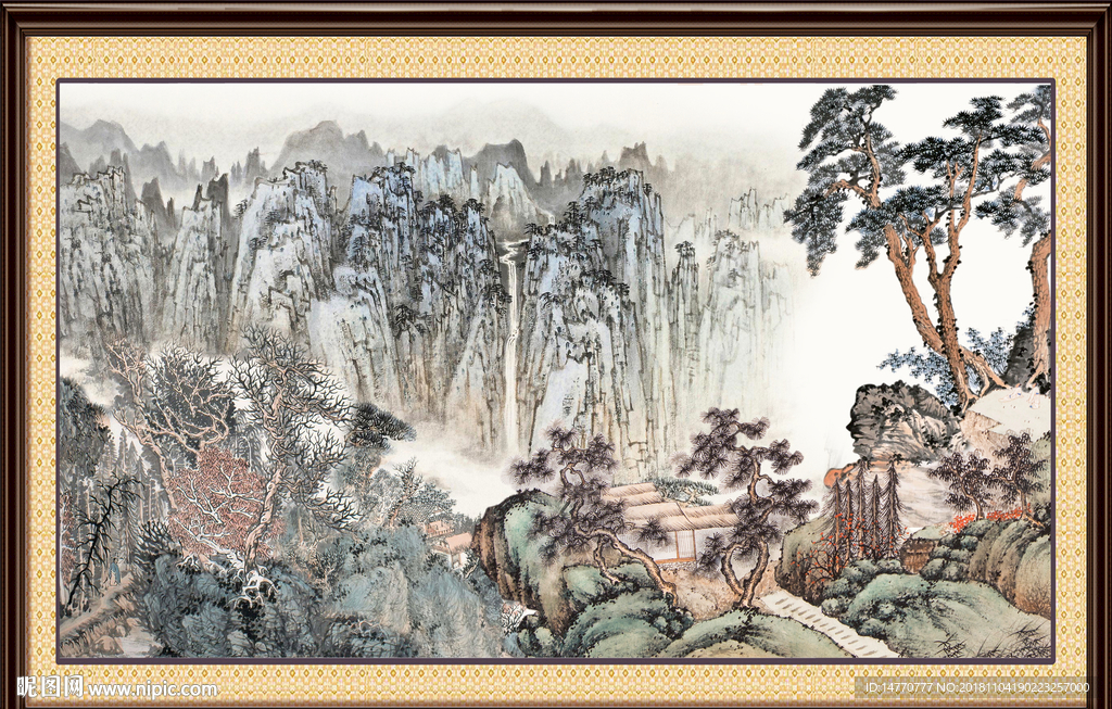 巨幅山水画
