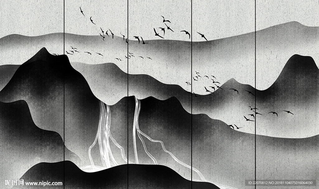 中式水泥墙浮雕背景墙