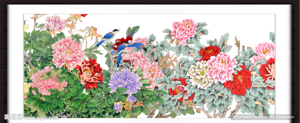 牡丹 富贵牡丹 家居装饰画