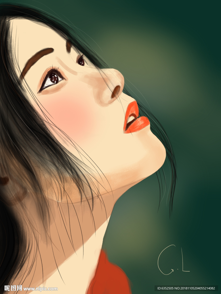 手绘装饰画