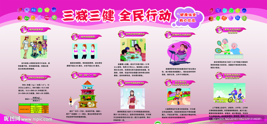 三减三健健康体重