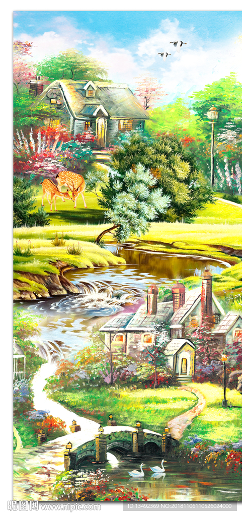 风景 油画