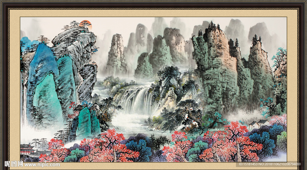 山水风景图
