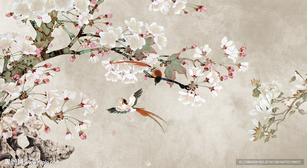 新中式花鸟图
