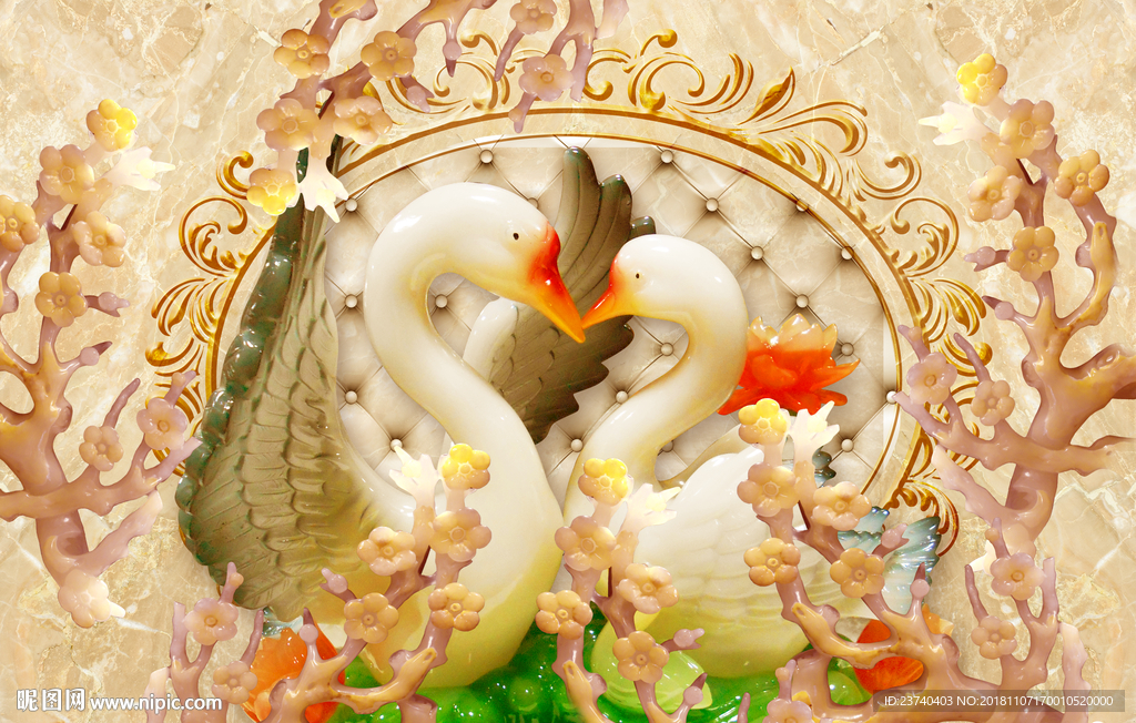 客厅电视背景 3D电视背景墙