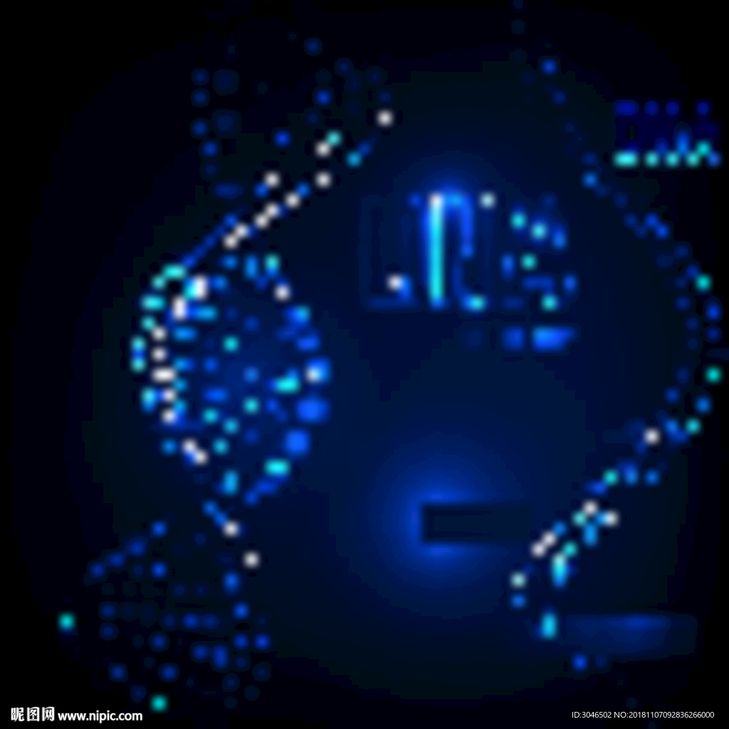 矢量DNA技术分子图象