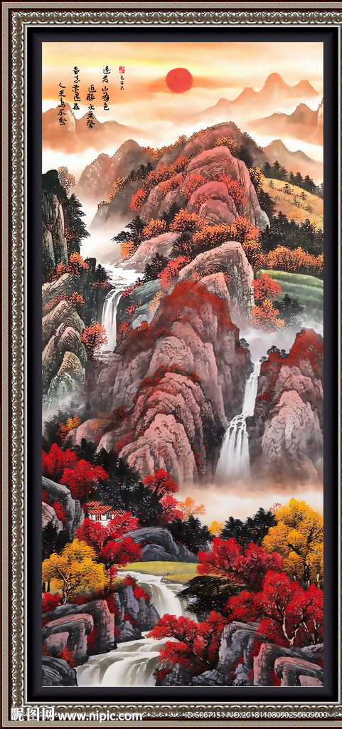 玄关山水画