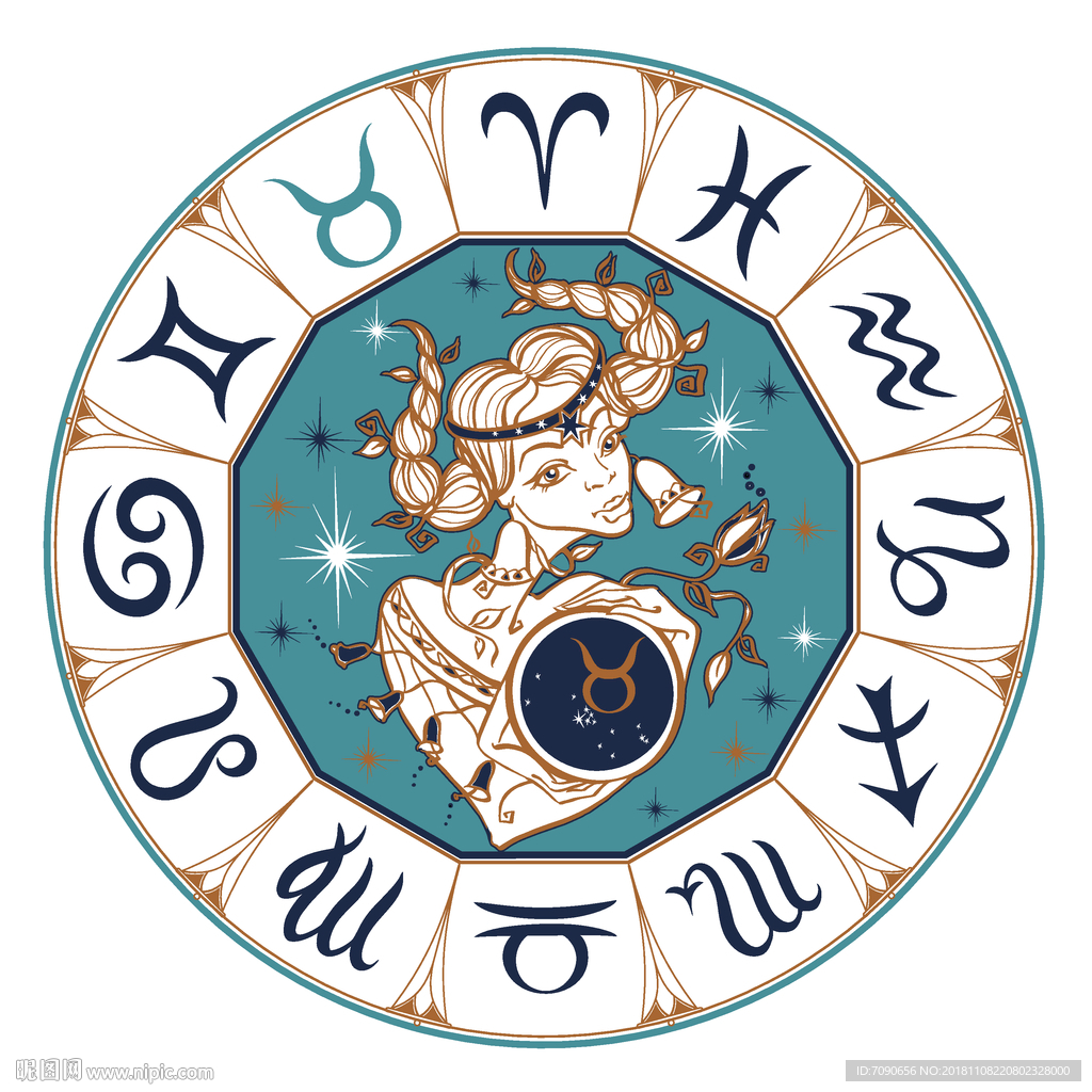 卡通星座女神图片