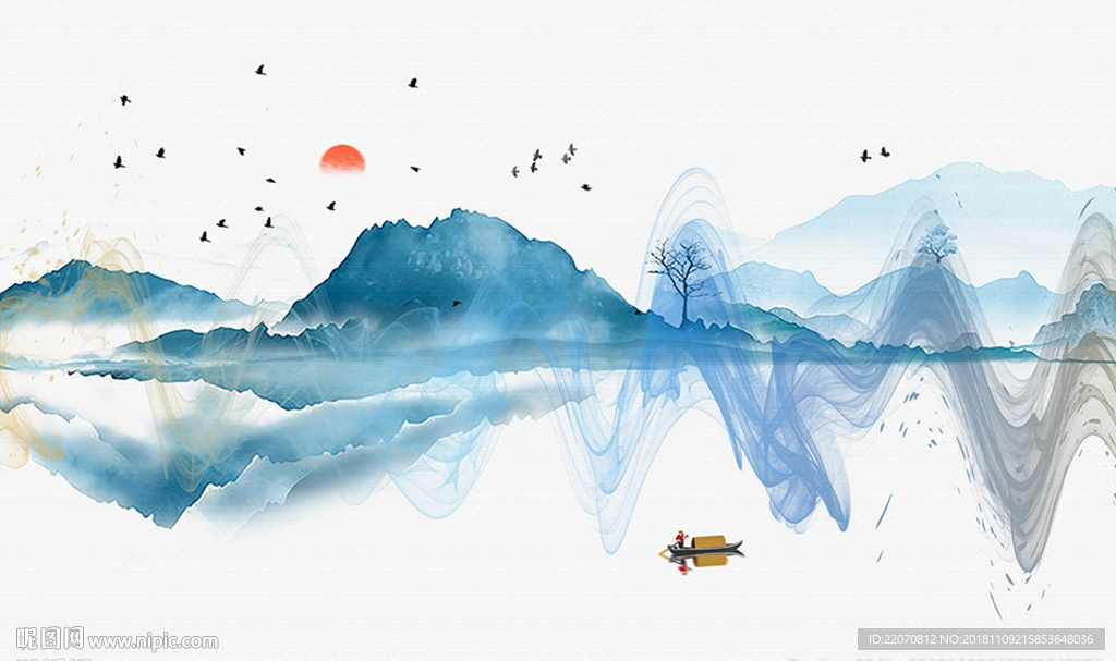 山水风景装饰画