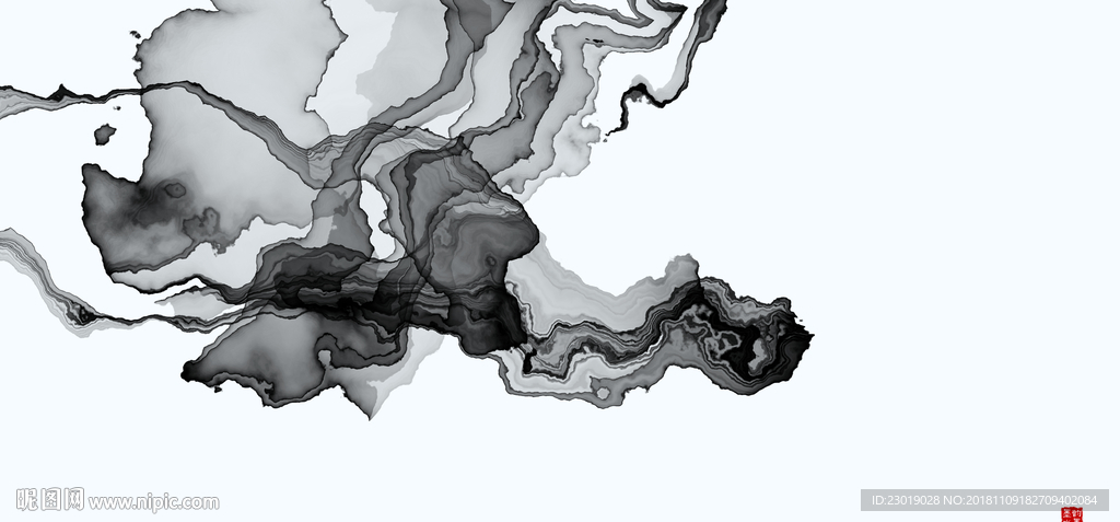 抽象水墨画