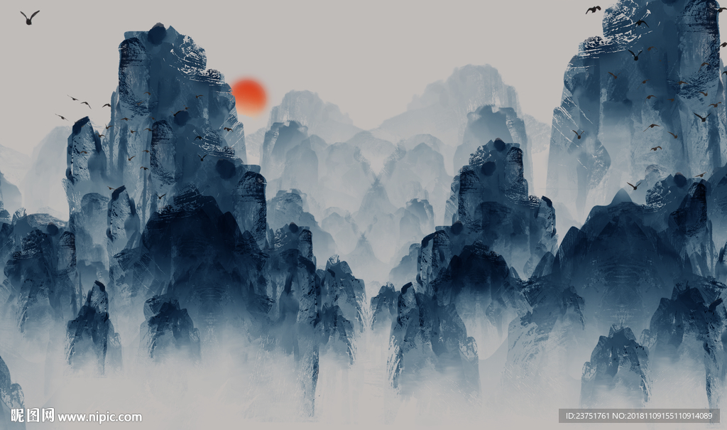 水墨山水