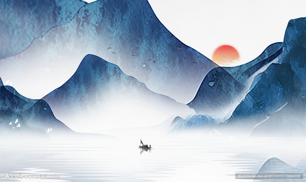 意境山水画