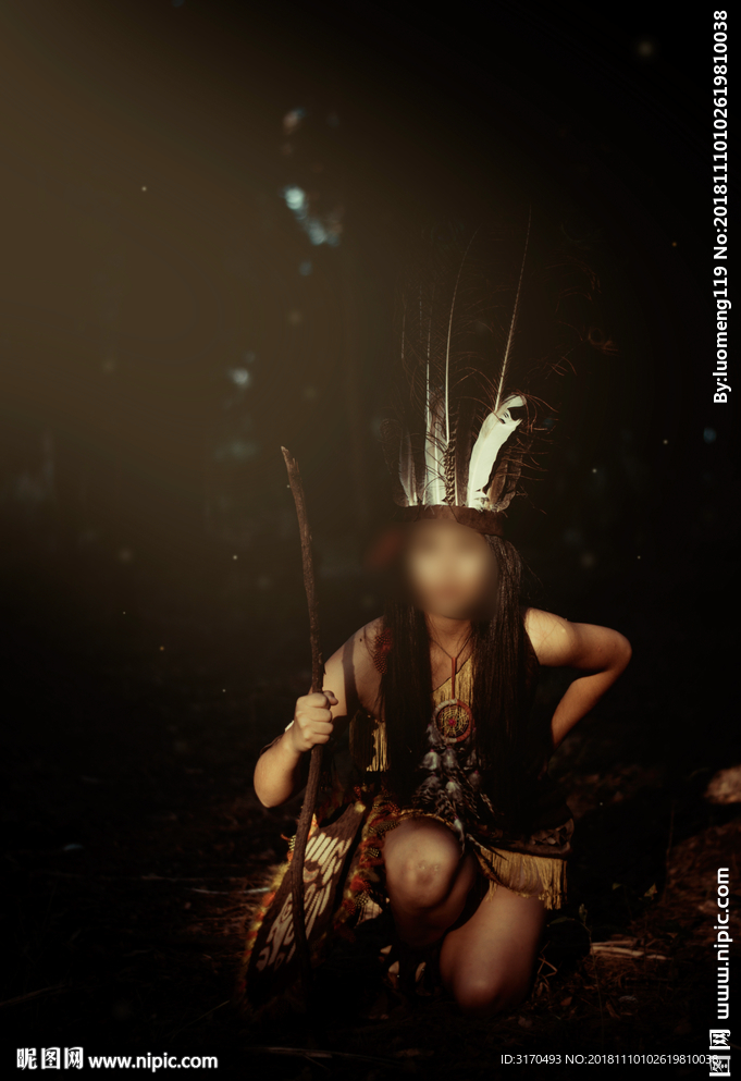 印第安文化印第安美女