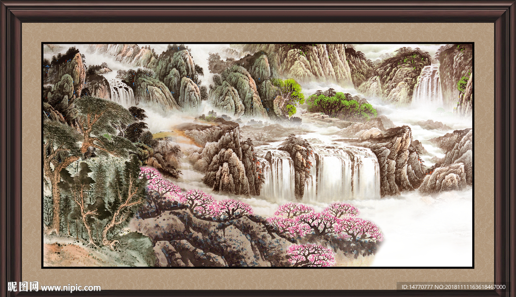 巨幅山水画