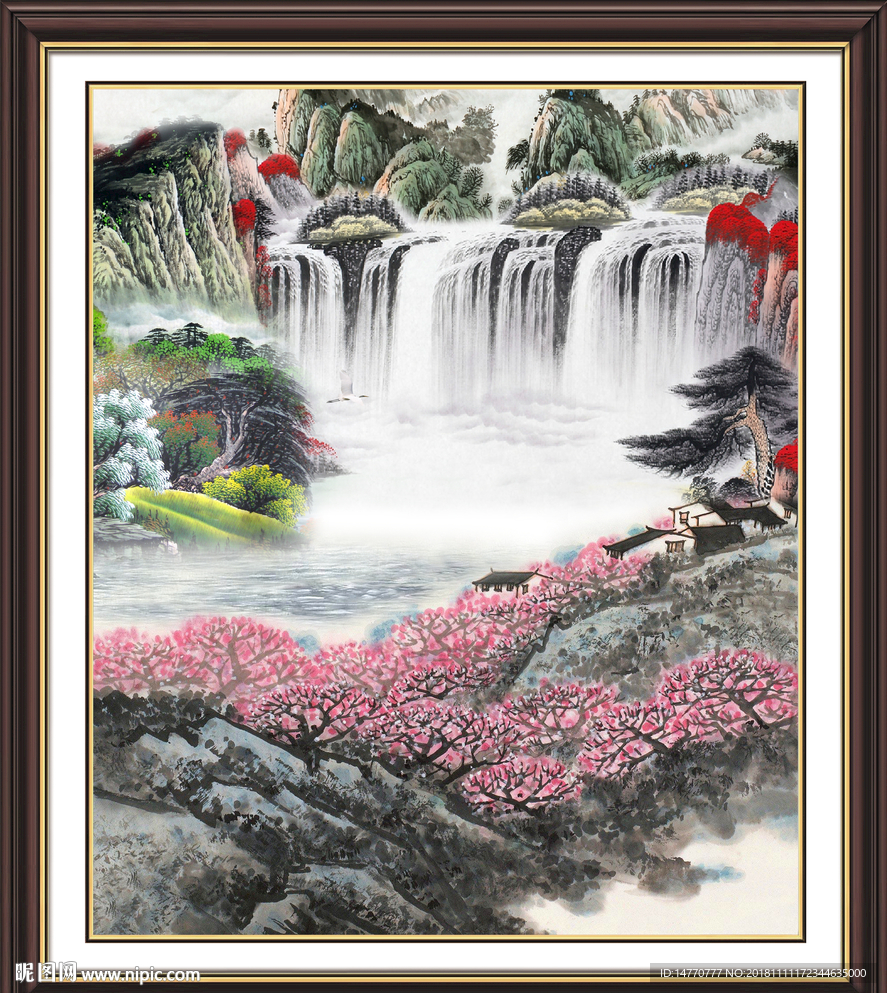 山水风景图