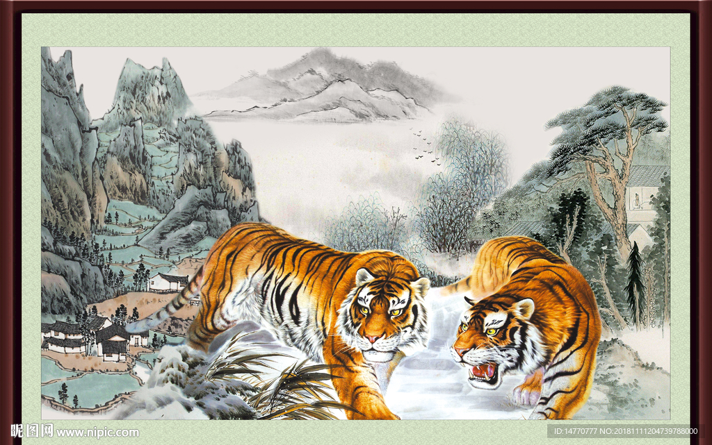 国画老虎