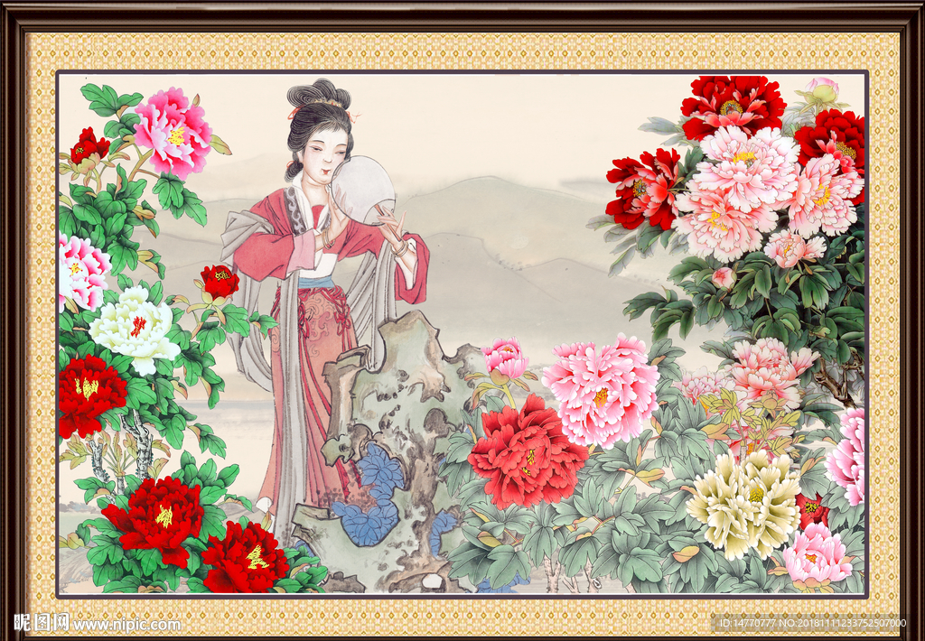 国画美女