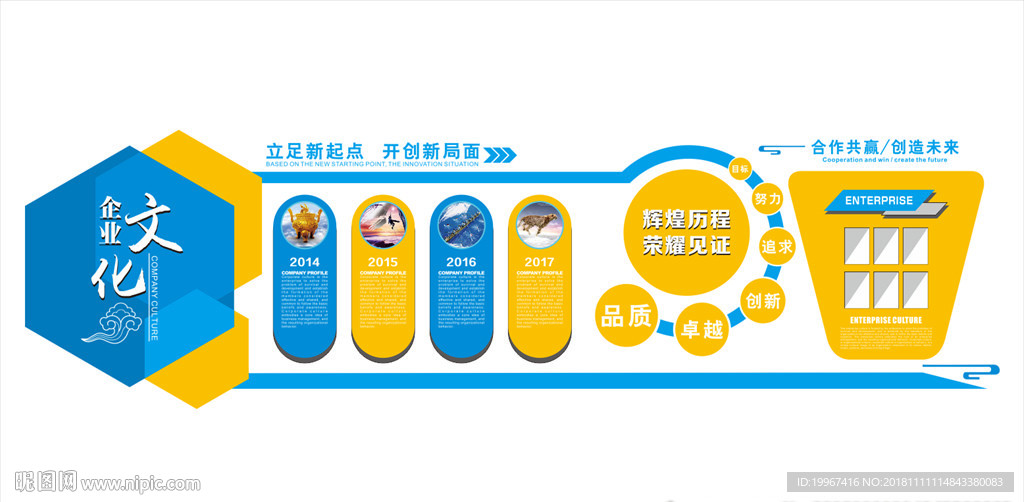 高清矢量文化墙