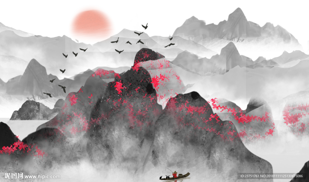 新中式山水