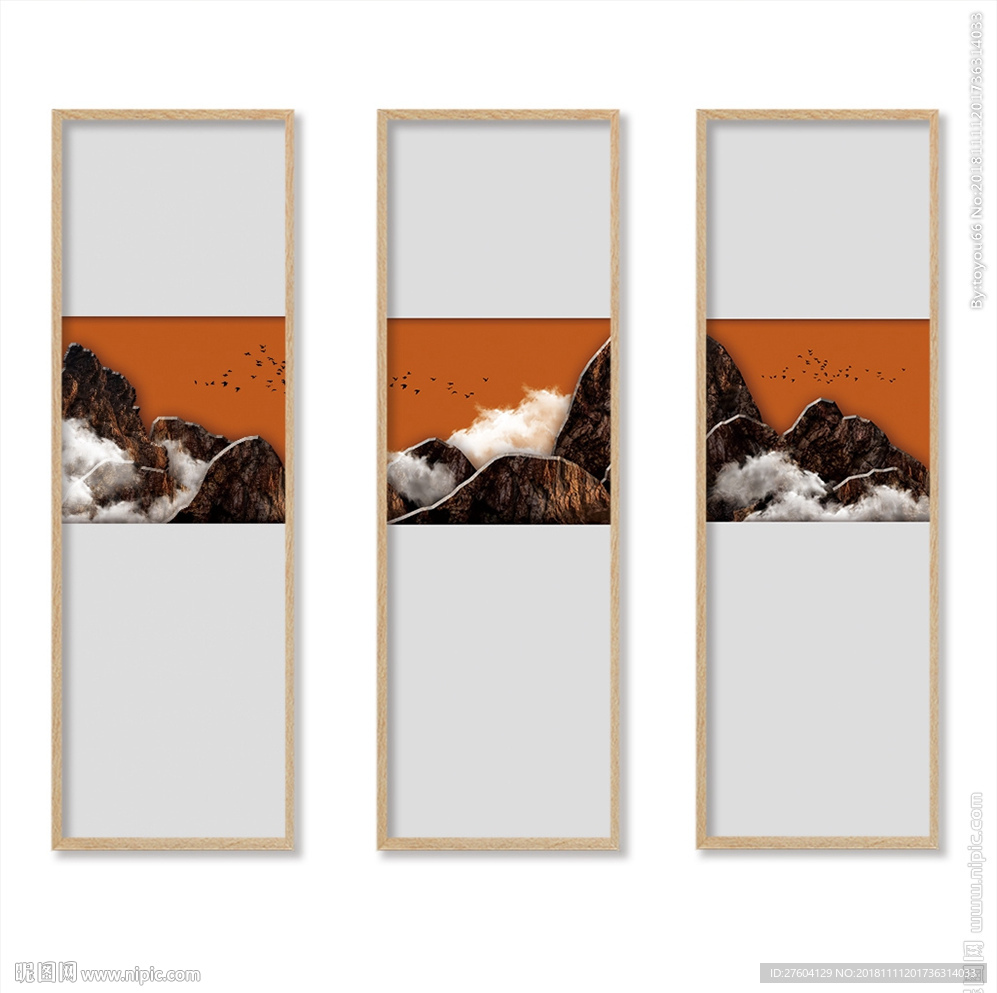 立体山川风景创意装饰画