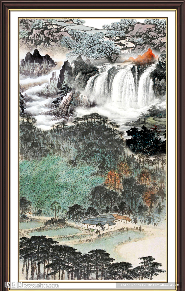 高山瀑布
