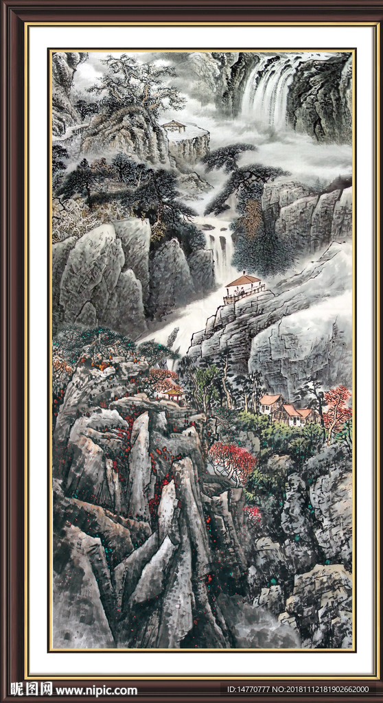 高山瀑布