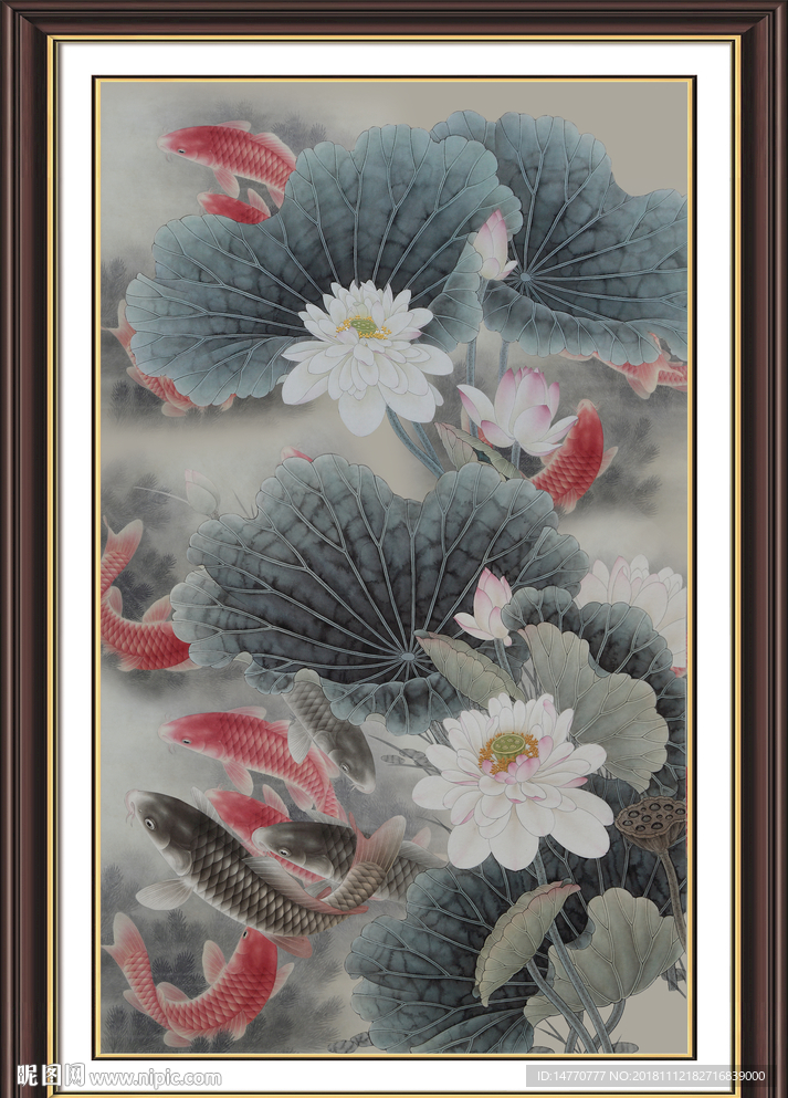 荷花图