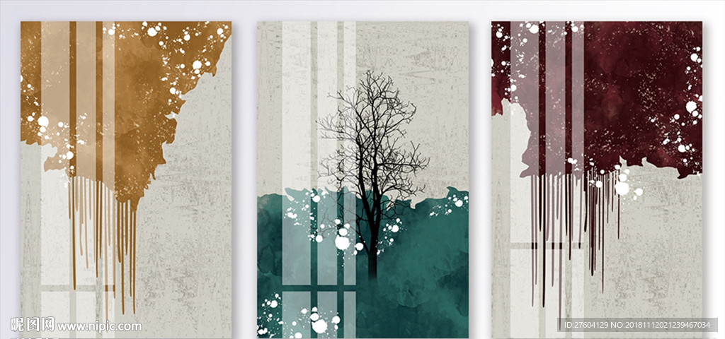 抽象后印象创意装饰画